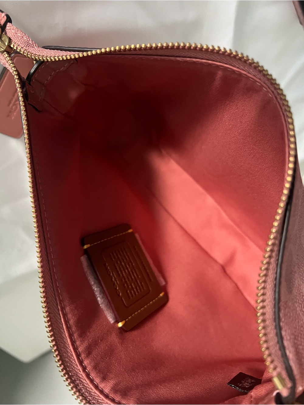 Coach Shoulder Bag with Matching Card Case - Picture 7 of 11